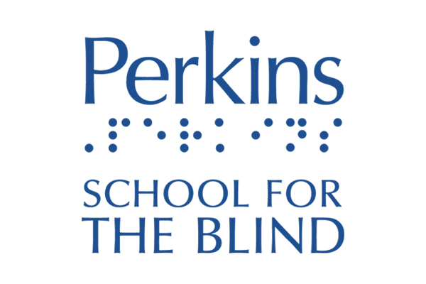 A photo of the Perkins School for the Blind logo