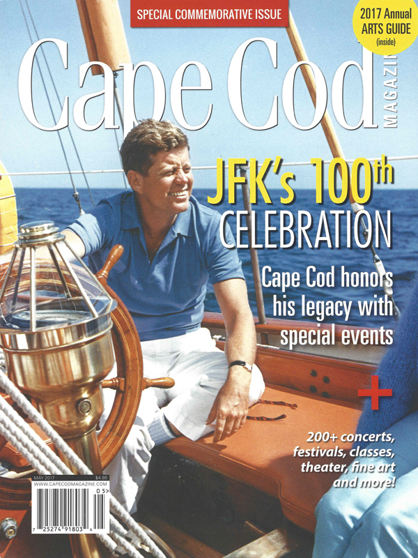 A photo of a Cape Cod Magazine cover for Ellis Strategies client JFK Presidential Library